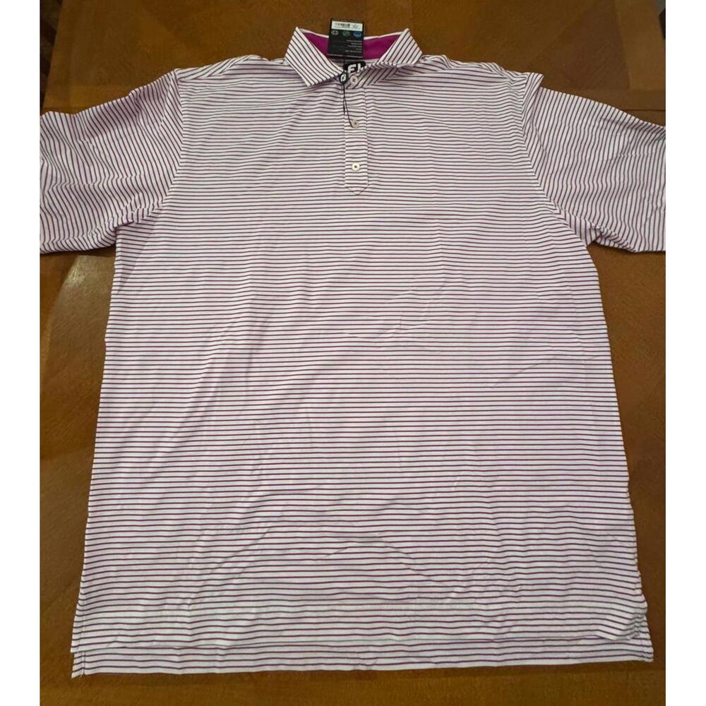 FootJoy XXL Striped Golf Polo Shirt